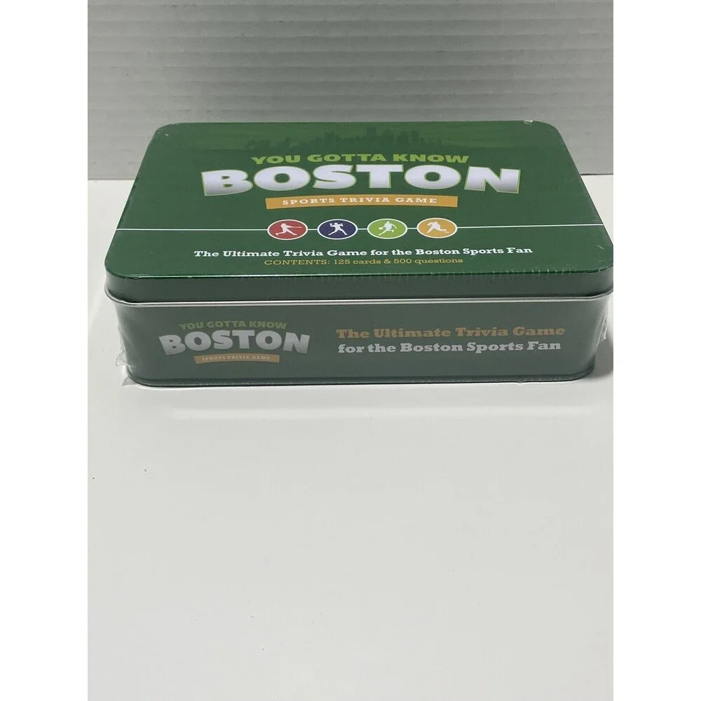 You Gotta Know Boston Sports Trivia Game 125 Cards/500 Questions New Sealed